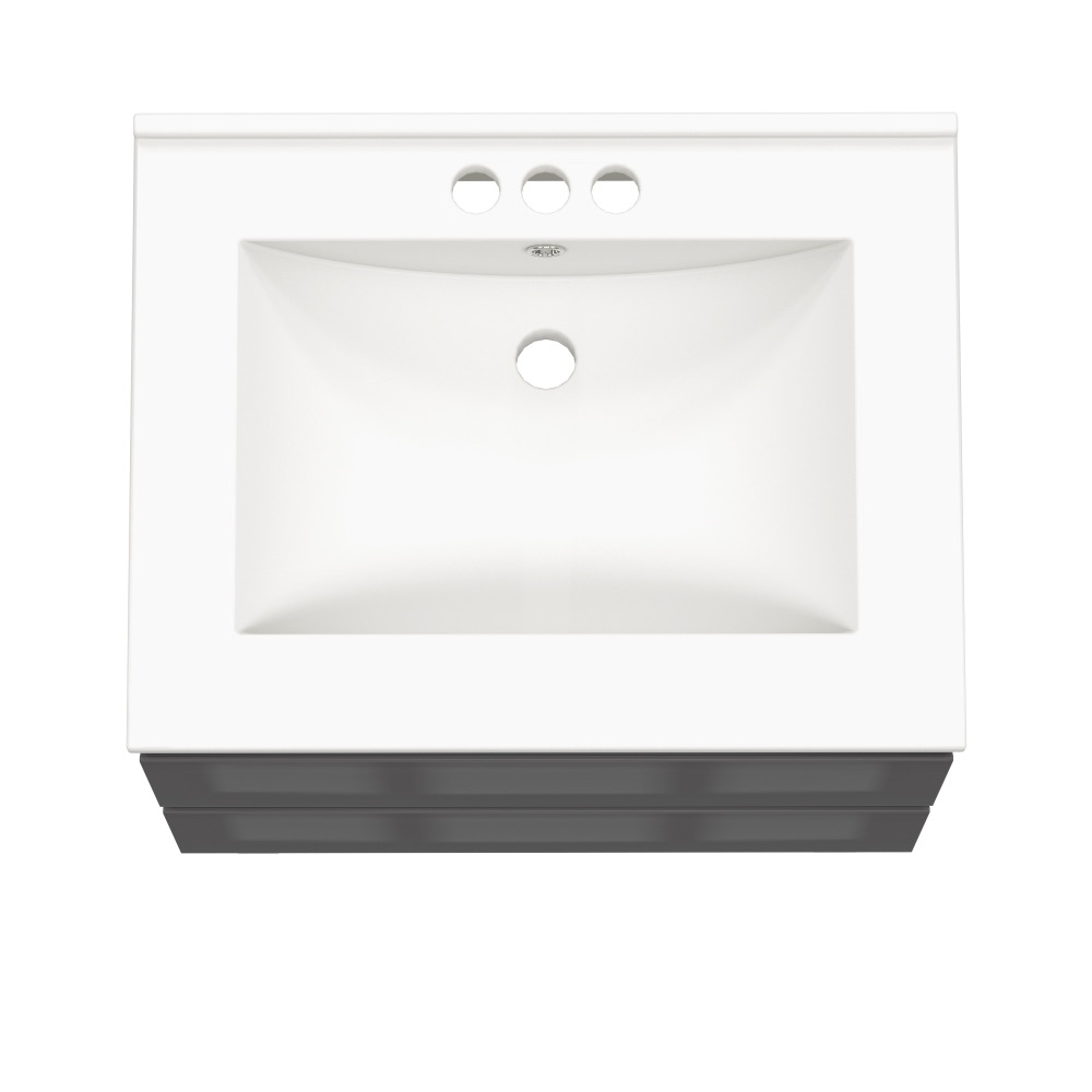 24"W Bari Gray Gloss - Image 3