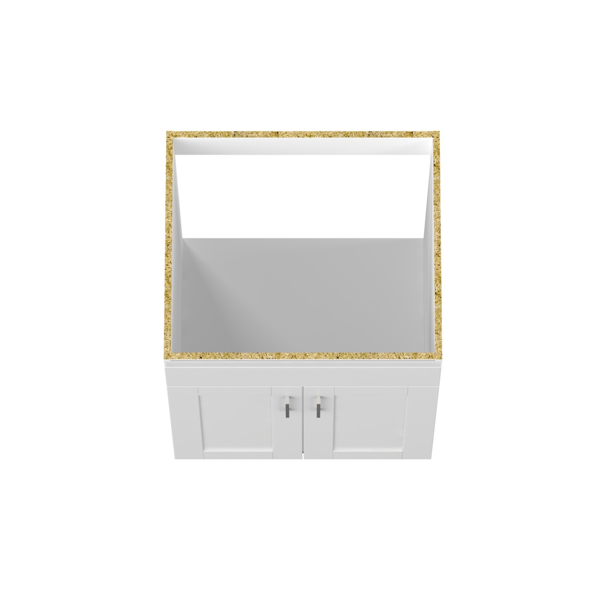 24"W Parma Vanity base GW - Image 3