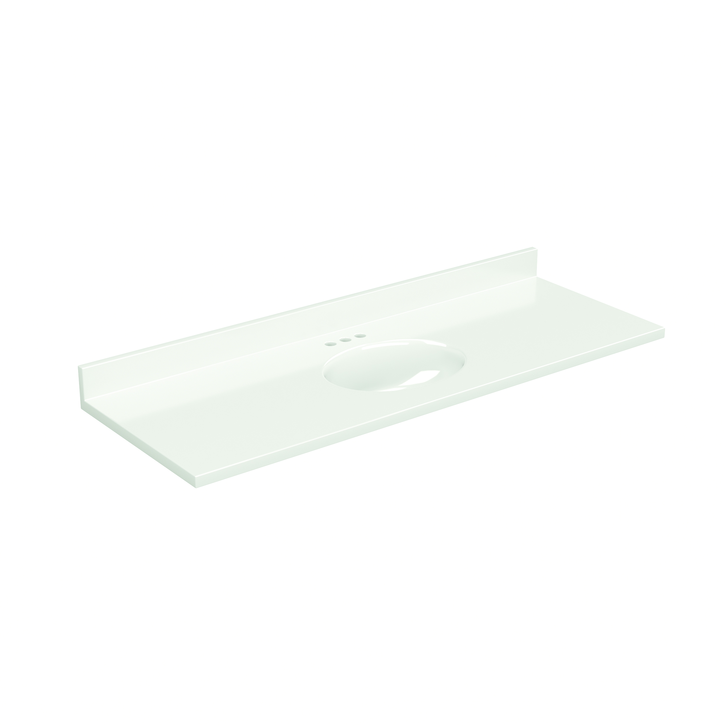 61"WX22"D WHITE OVAL VTOP SB - Image 2