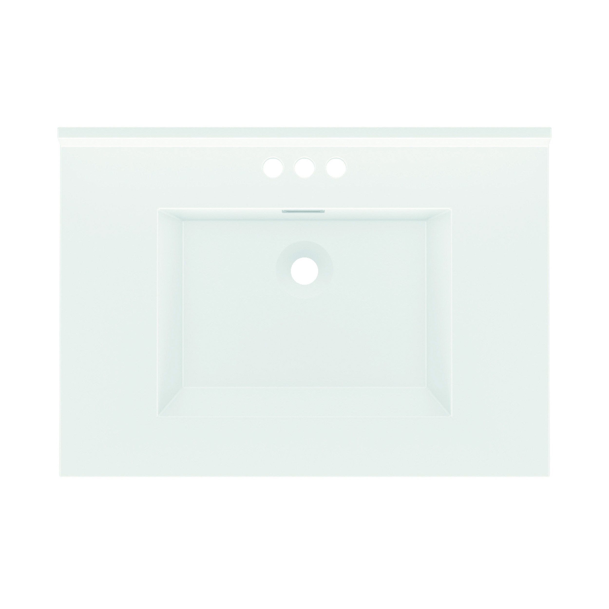 31"Wx22"D WHITE RECT VTOP - Image 3